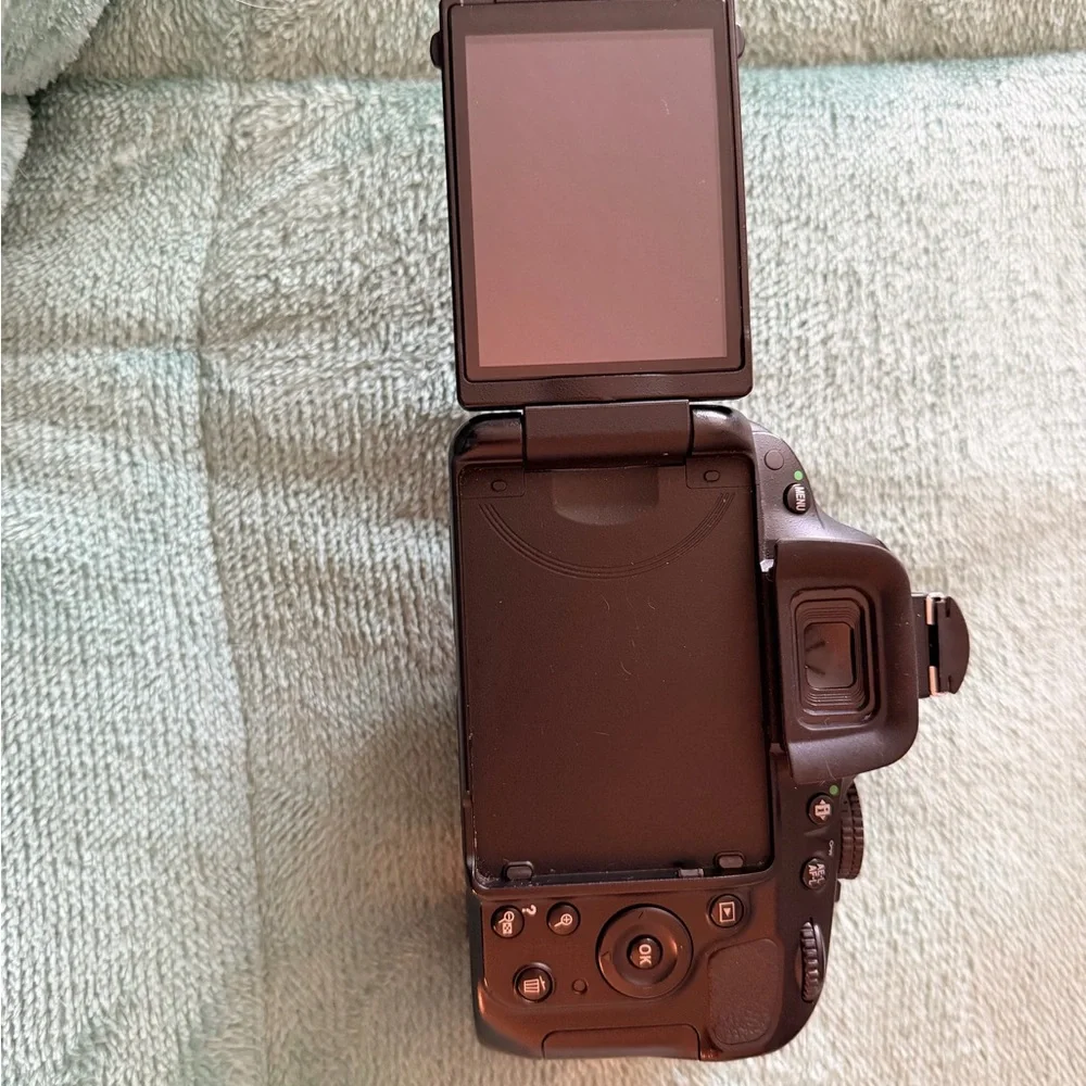 Nikon Black and Red DSLR Camera Body